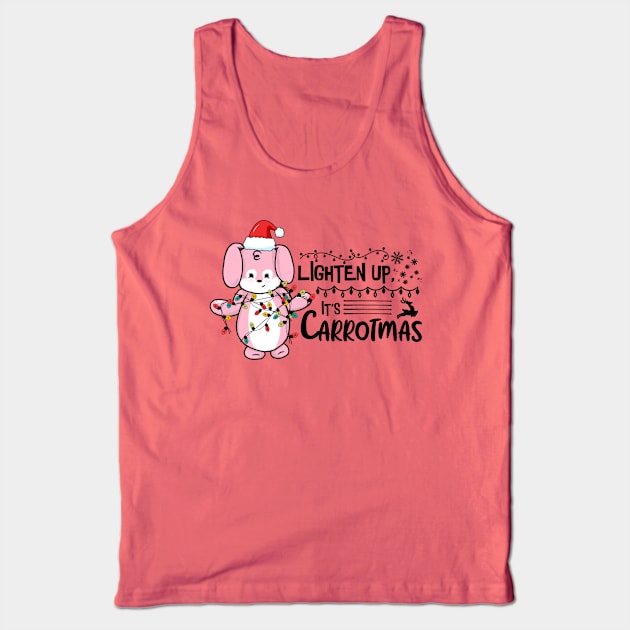 Lighten Up, It's Carrotmas Tank Top by the-krisney-way